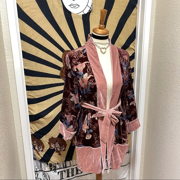 🌈 Amazing velvet casual kimono - Picture 4 of 11